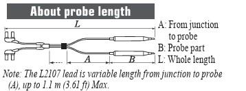 Hioki 9465-11 PIN TYPE LEAD สำหรับเครื่องวัดค่าความต้านทานแบบพกพารุ่น RM3548